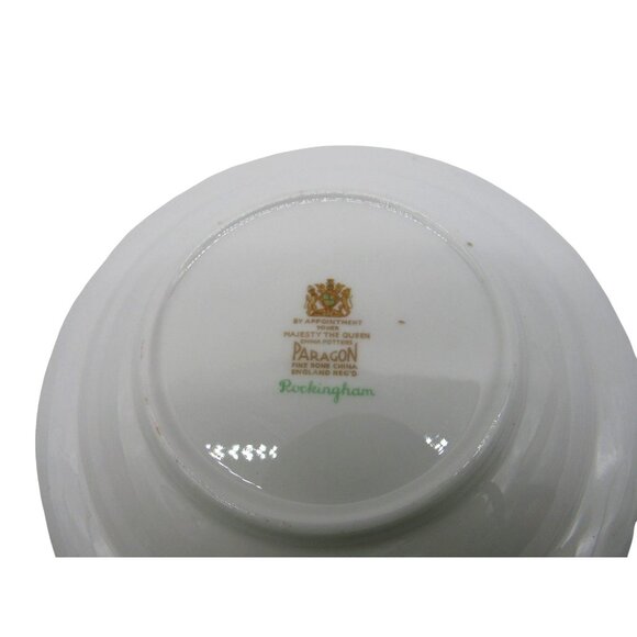 PARAGON ROCKINGHAM Trinket Dish Gilding Bird and Floral Motif 4.7" - Picture 6 of 6